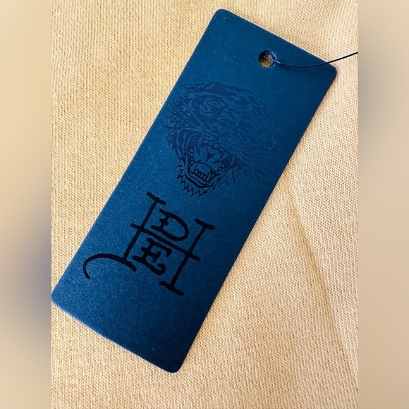 Ed Hardy Fir Tiger Yellow Graphic Hoodie Size XL - Picture 8 of 10